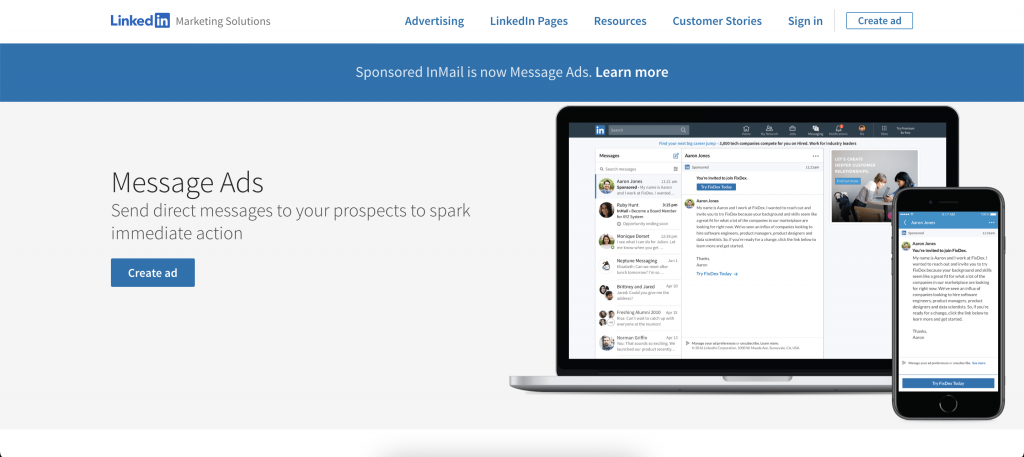 LinkedIn Message Ads How And Why To Use Them Rockstar Marketing